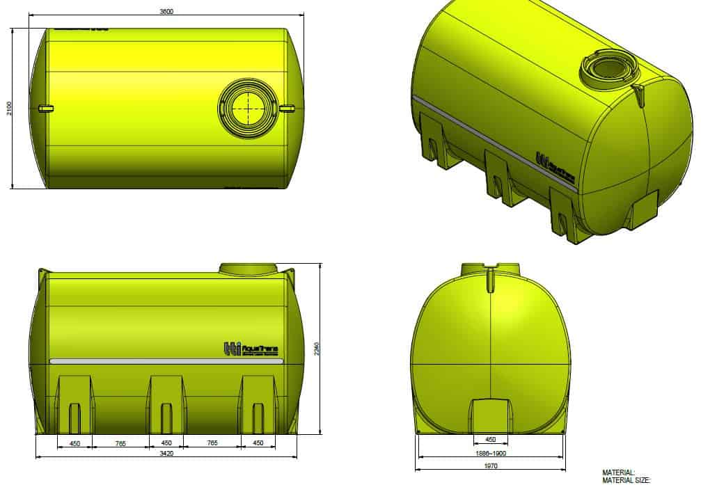 12000L AquaTrans™ Portable Water Cartage Tank - Image 7