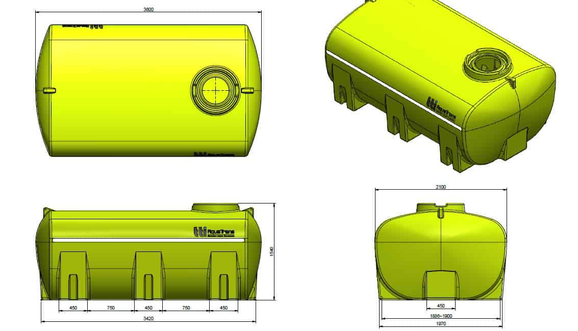 8000L AquaTrans™ Portable Water Cartage Tank - Image 6