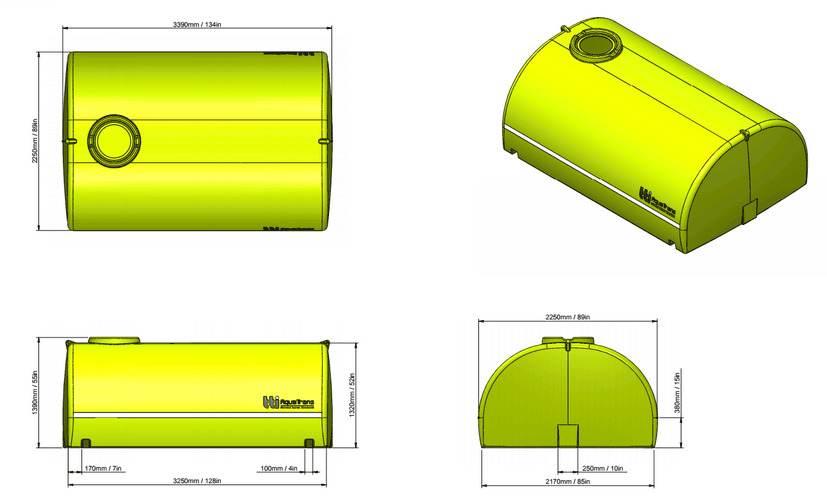 7000L AquaTrans™ Portable Water Cartage Tank - Image 10