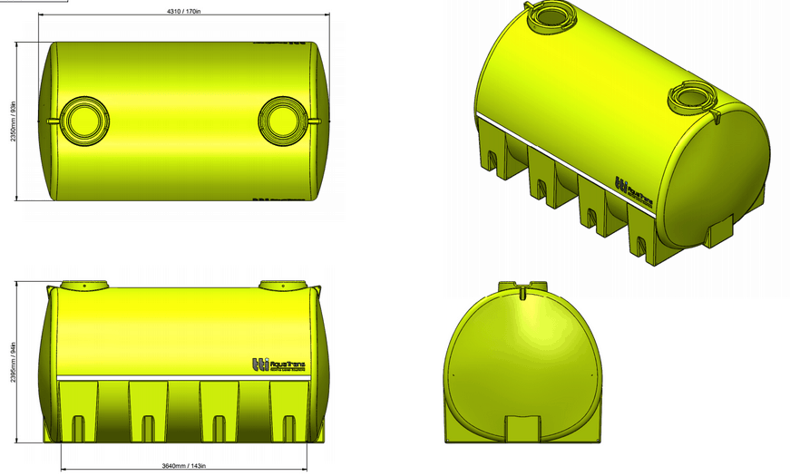 17000L AquaTrans™ Portable Water Cartage Tank - Image 13