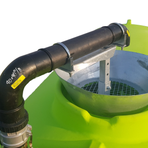 80mm Galvanised hydrant fill funnel lid