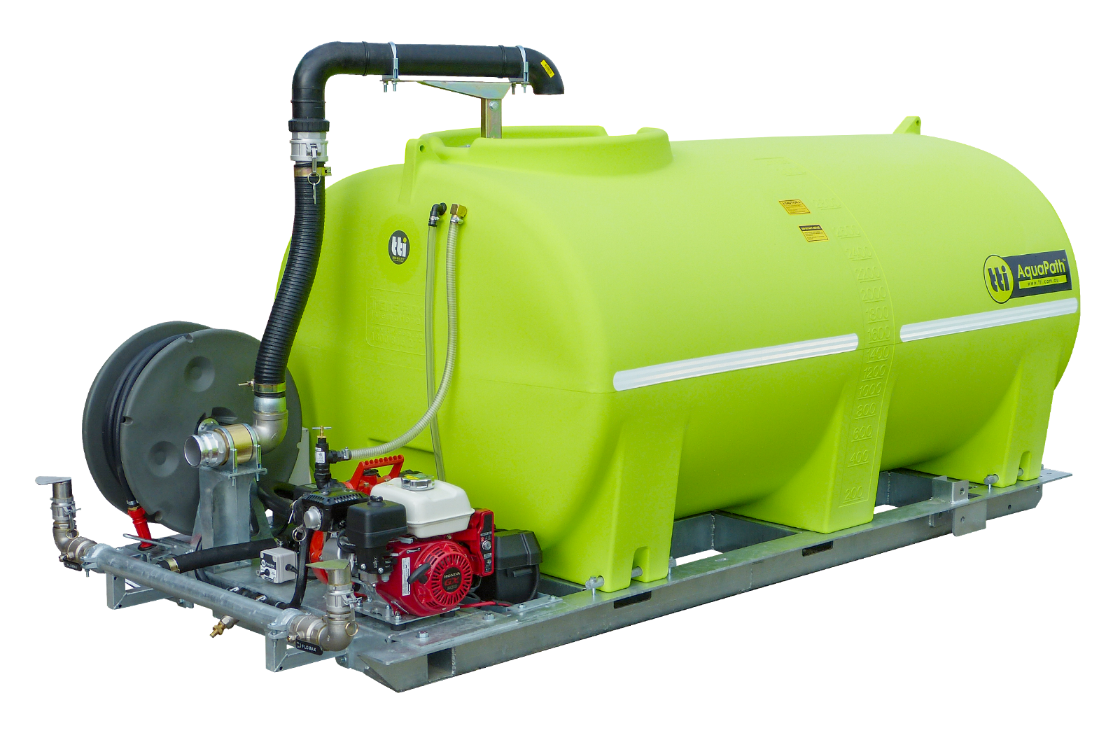 Slip on water tank and cart