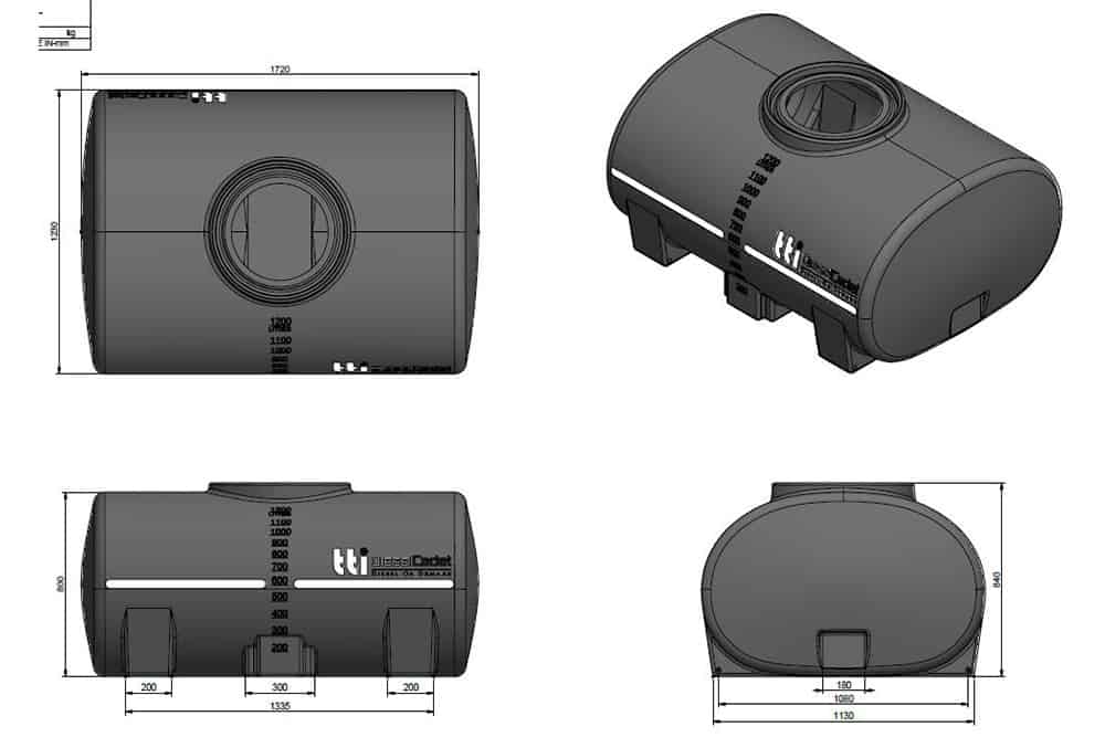 1200L DieselCadet™ Free-Standing Diesel Tank - Image 9