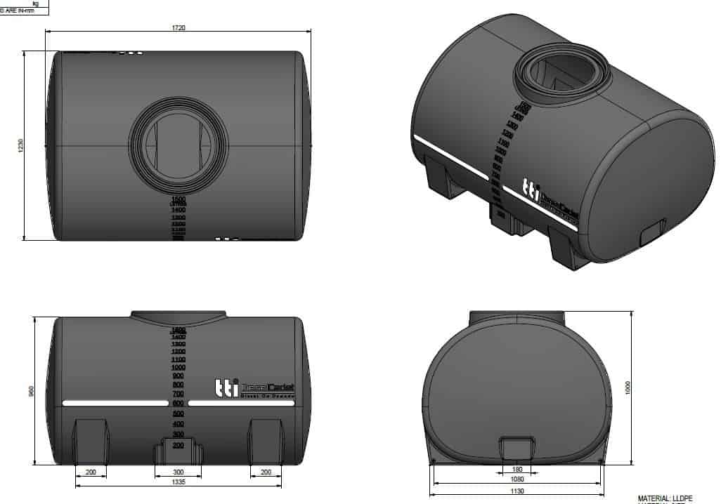 1500L DieselCadet™ Free-Standing Diesel Tank - Image 9