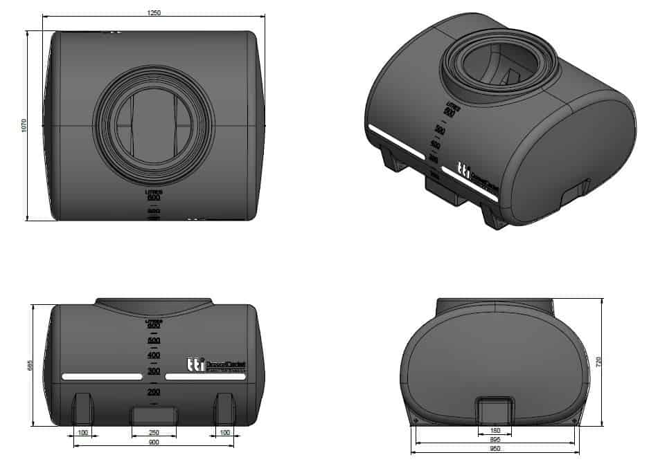 600L DieselCadet™ Free-Standing Diesel Tank - Image 5