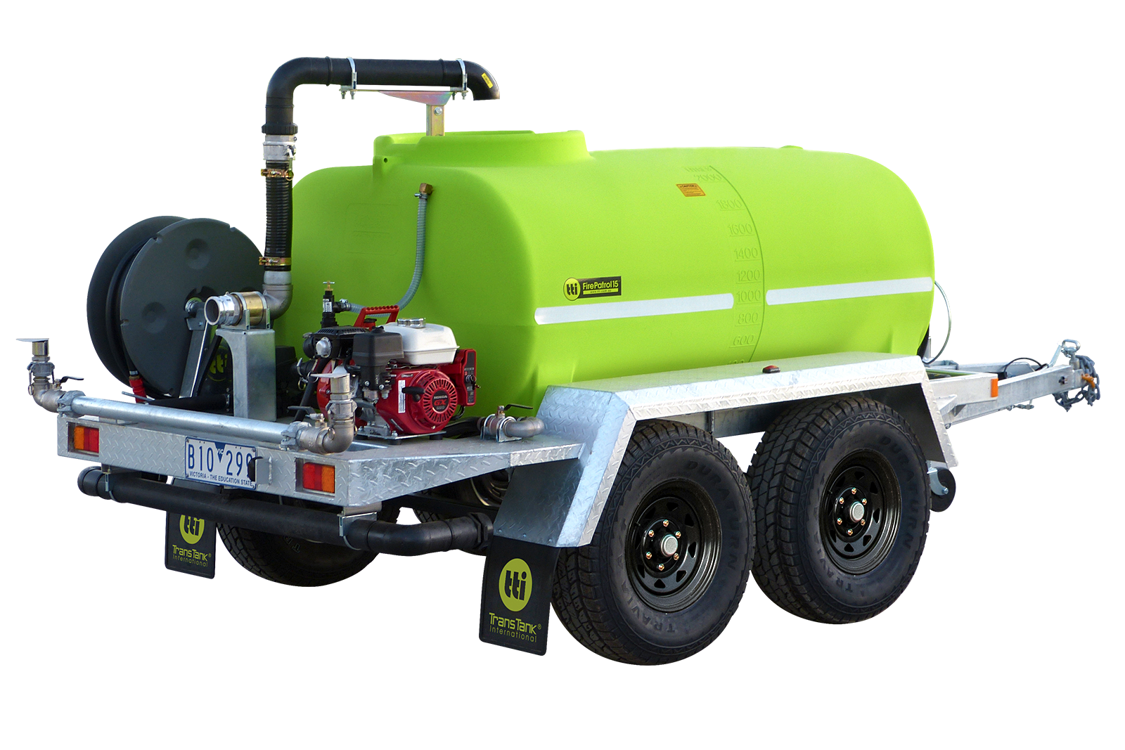 2000L FirePatrol15™ Fire Fighting Trailer