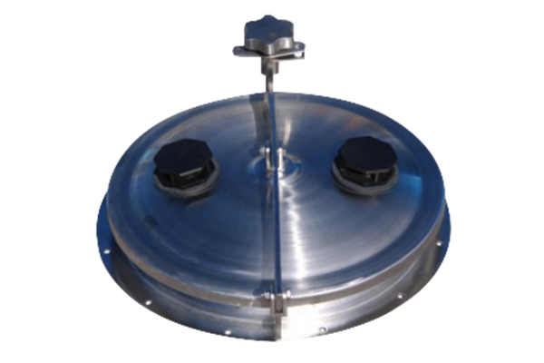 450mm stainless steel hinged lid