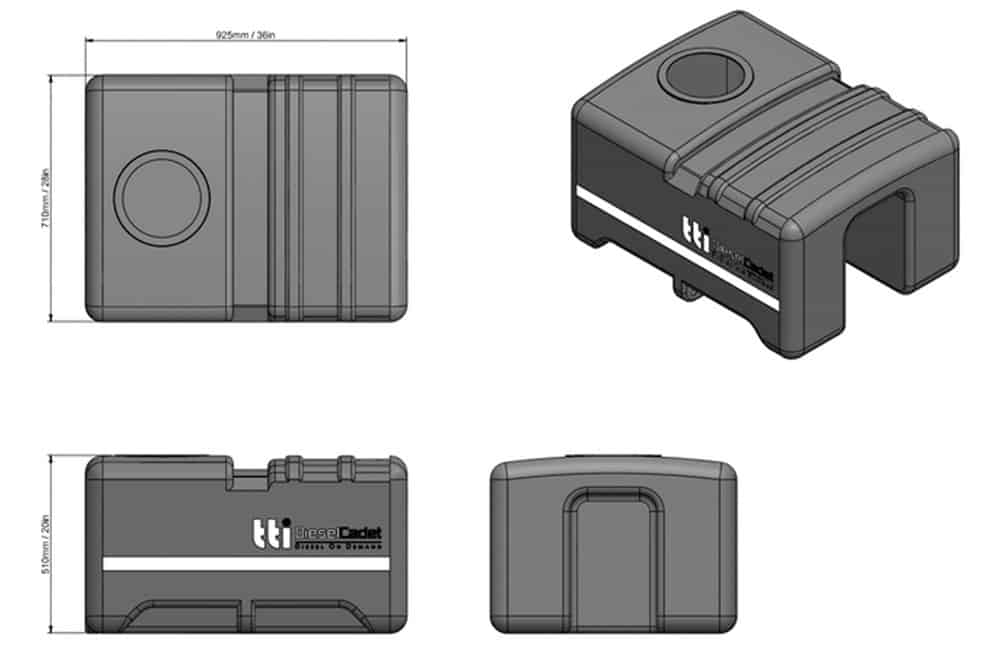 220L DieselCadet™ Free-Standing Diesel Tank - Image 5