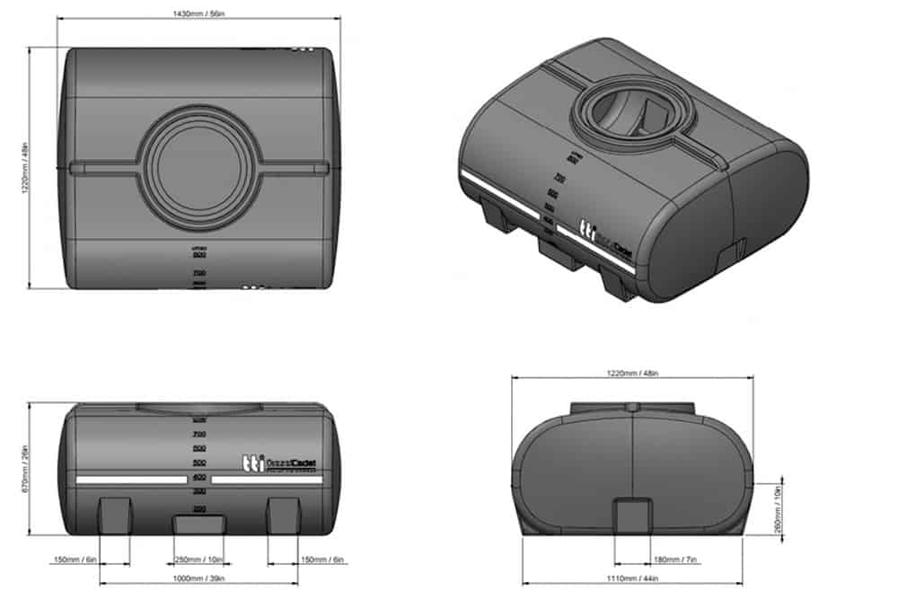 800L DieselCadet™ Free-Standing Diesel Tank - Image 5