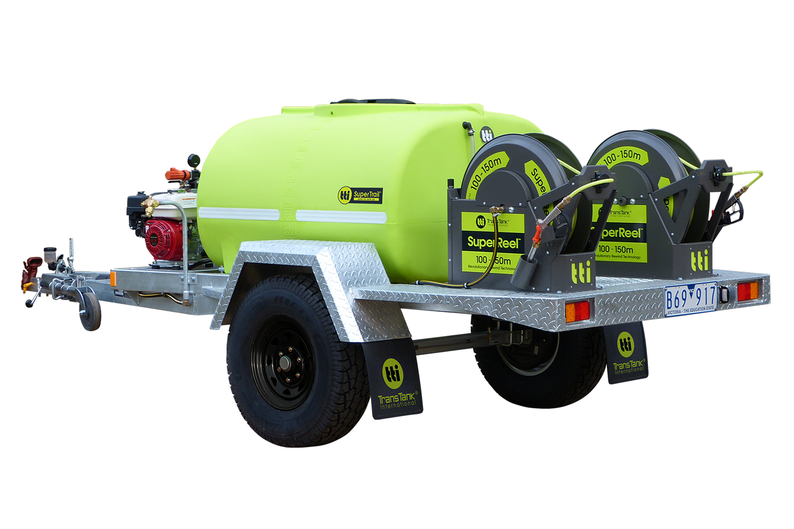 1000L SuperTrail™ Trailed Sprayer with Twin SuperReel™