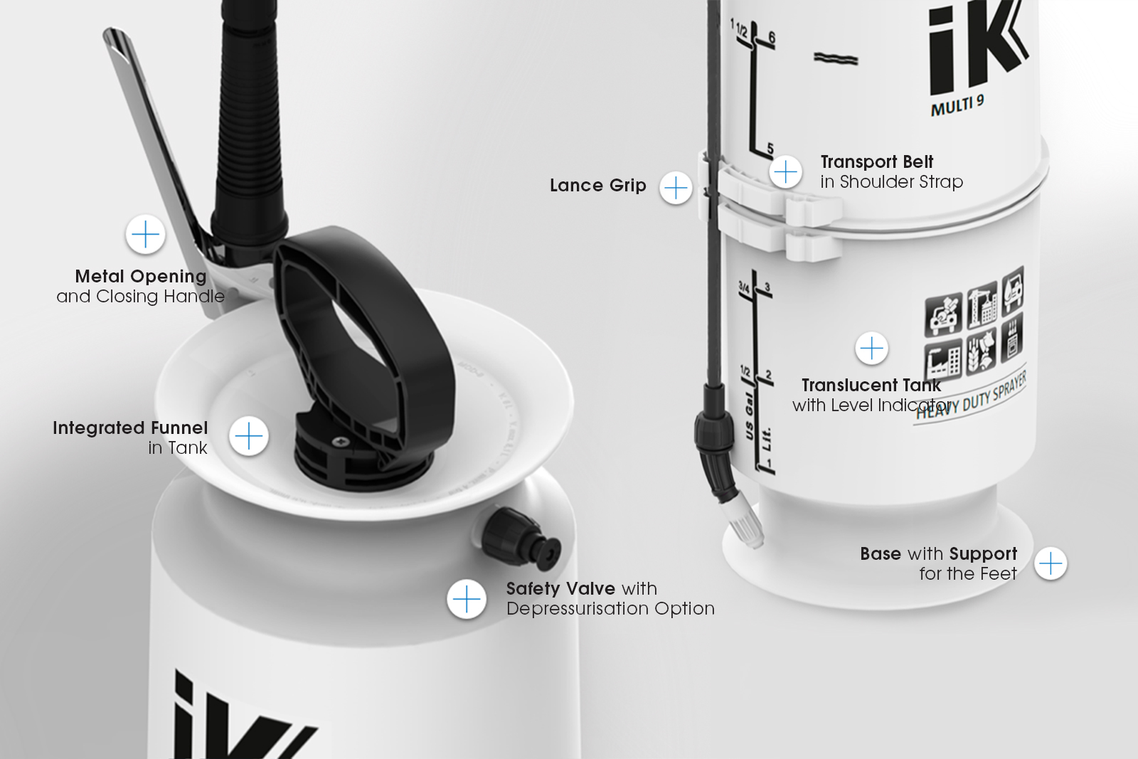 8L IK™ Industrial Hand-Held Sprayer - Image 2