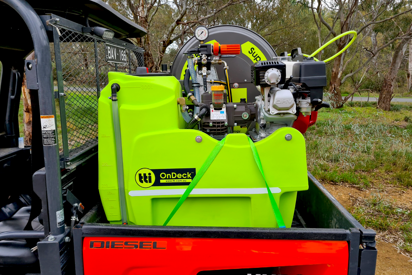 300L OnDeck™ UTV Sprayer (Honda GX200 & Single 100m SuperReel™) - Image 16