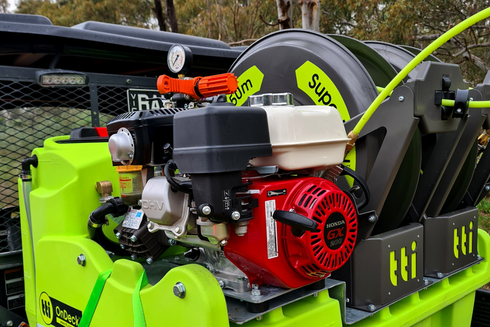 300L OnDeck™ UTV Sprayer (Honda GX200 & Twin 100m SuperReel™) - Image 11