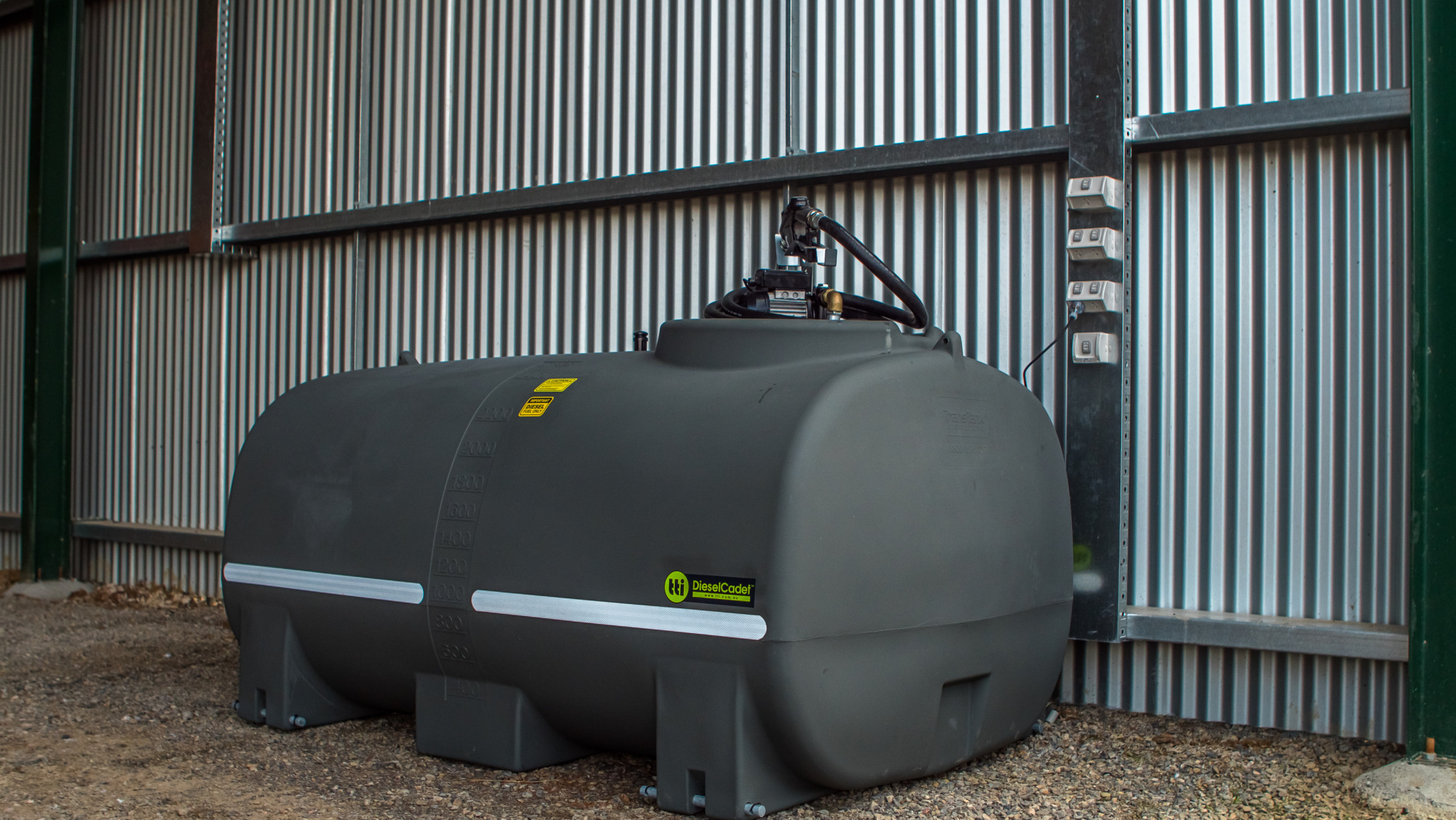 Free-Standing Diesel Tank