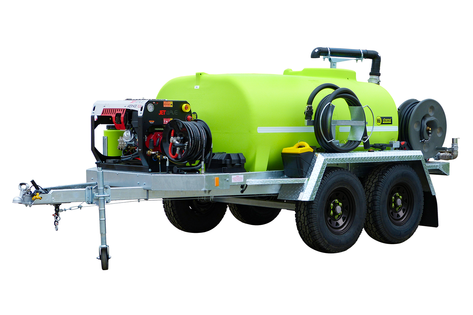 2000L xTreme™ Plus - Pressure Cleaning & Washdown Trailer