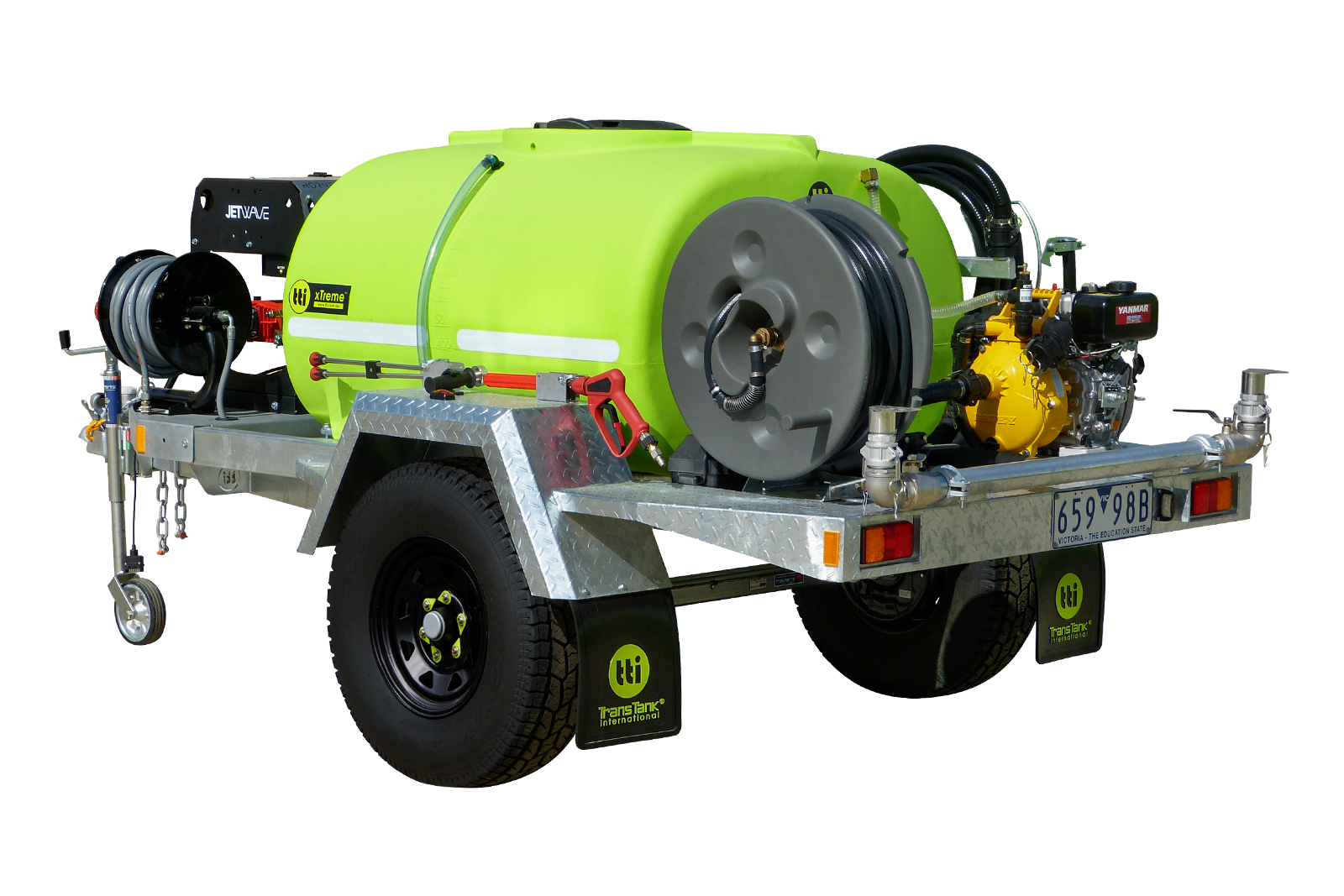 1000L xTreme™ Plus - Pressure Cleaning & Washdown Trailer